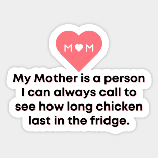 Funny Mom Saying Sticker